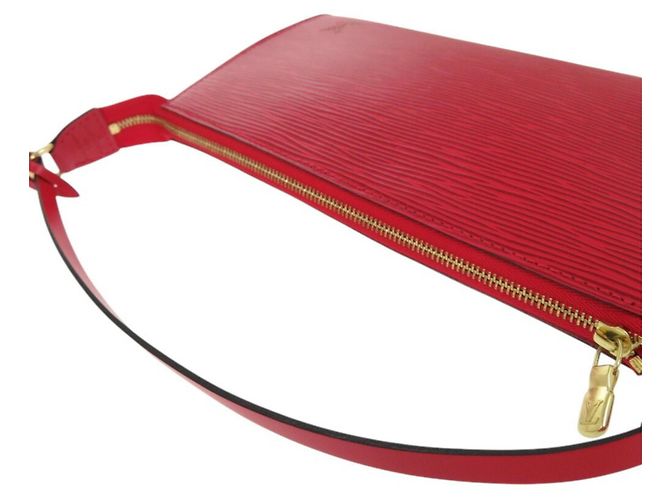 Pochette Accessorio Epi Louis Vuitton Rosso - vista 6