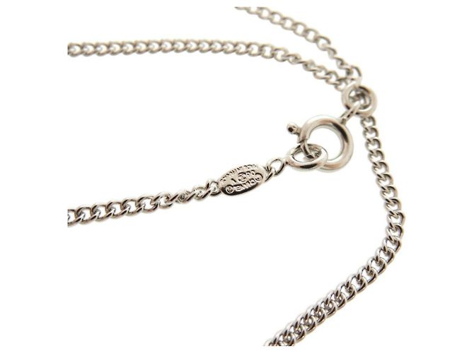 Collana in strass argento Chanel Coco Mark - vista 6