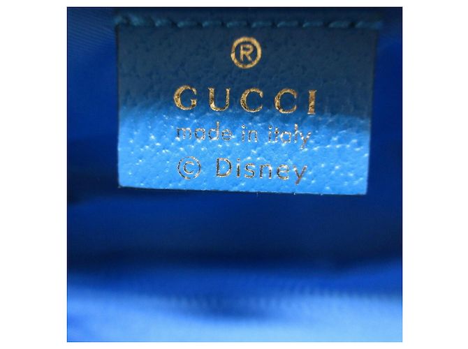 Trousse à crayons Gucci GG Supreme Donald Duck Bleu Beige - vue 8