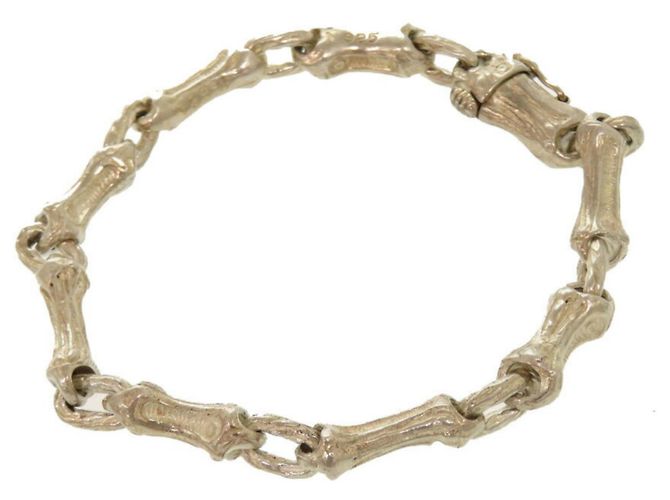 Tiffany & Co Bracciale charm in argento 925 con motivo bamboo Tiffany - vista 2