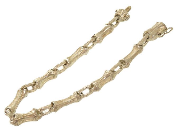 Tiffany & Co Bracciale charm in argento 925 con motivo bamboo Tiffany - vista 4