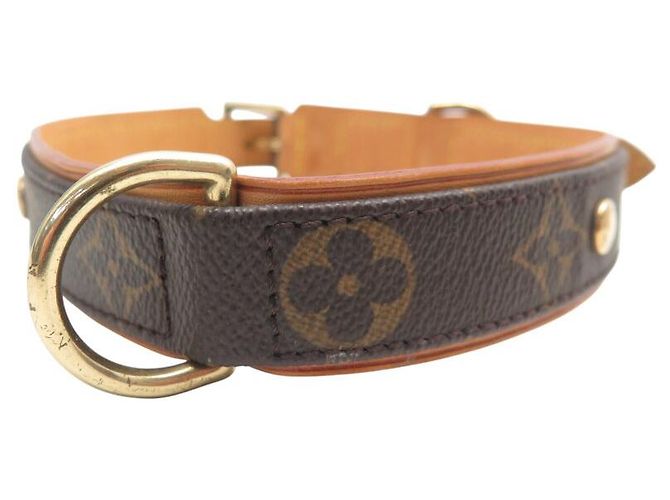 COLLARE PER CANE LOUIS VUITTON BAXTER GM M58070 IN CANVAS MONOGRAMMA Marrone - vista 3