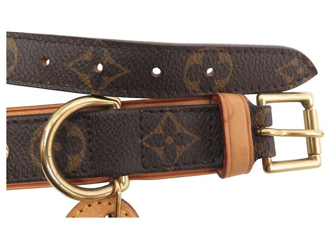COLLARE PER CANE LOUIS VUITTON BAXTER GM M58070 IN CANVAS MONOGRAMMA Marrone - vista 7