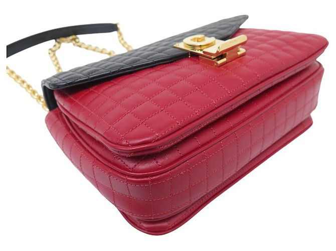 Céline NUOVA BORSA CELINE C BAG 187253 IN PELLE BICOLOR CON TRACOLLA - vista 5