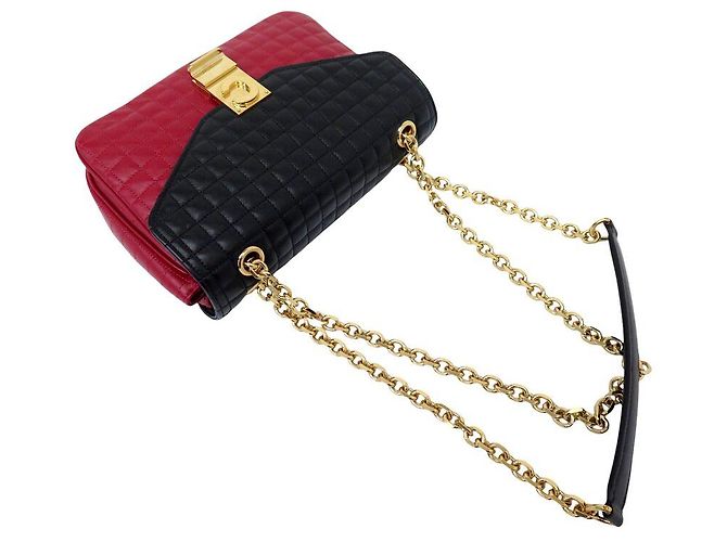 Céline NUOVA BORSA CELINE C BAG 187253 IN PELLE BICOLOR CON TRACOLLA - vista 8