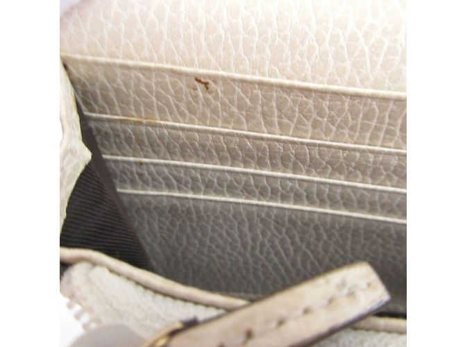 Gucci GG Canvas Leder Langbörse Beige Roh - Ansicht 8