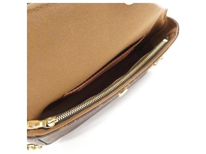 Borsa a spalla Louis Vuitton Monogram Wallet on Chain Ivy M81911 Marrone Monogramma - vista 7