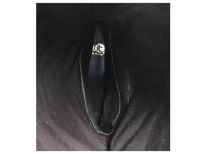 Autre Marque Botas Fru.it de cuero marrón oscuro - vista 4