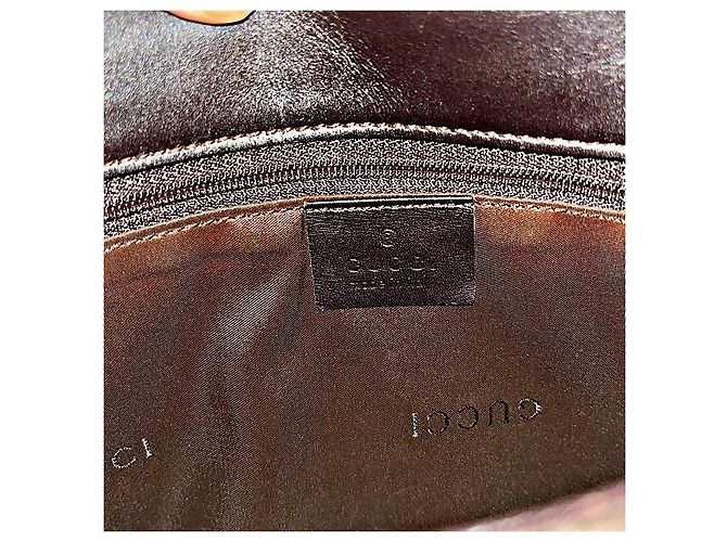 Borsa a tracolla in suede e nylon autentica Gucci Tom Ford rara Marrone - vista 11