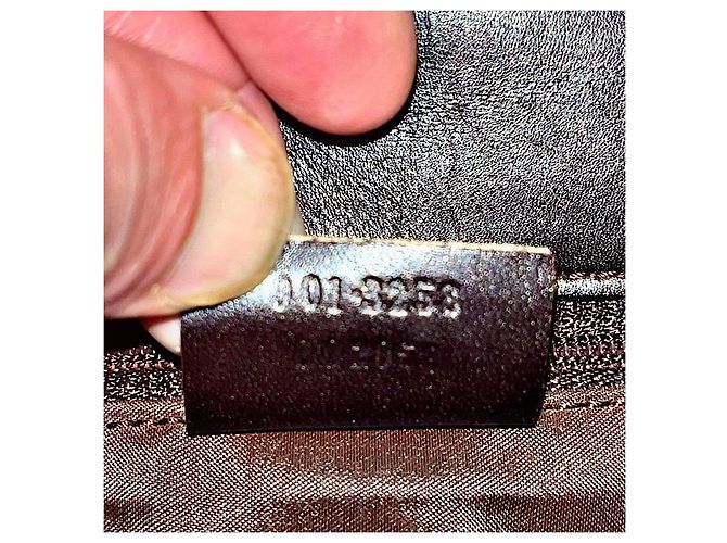 Borsa a tracolla in suede e nylon autentica Gucci Tom Ford rara Marrone - vista 12