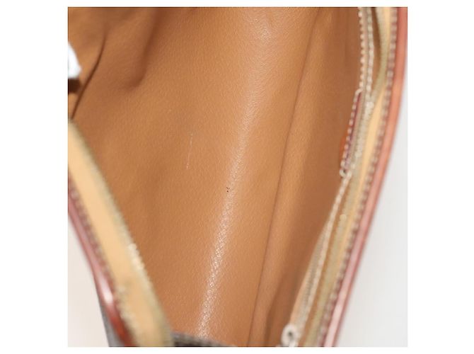 Céline CELINE Macadam Canvas Hand Clutch Bag, PVC-Leder, 5 Sets, Braun Beige, Authentisch ki5555 - Ansicht 12
