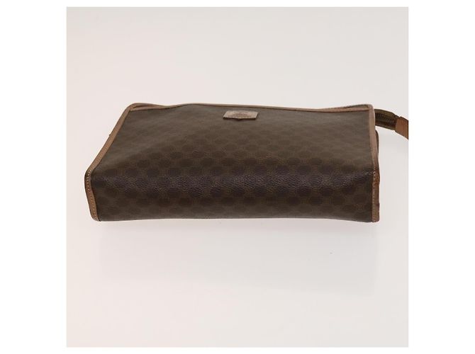 Céline CELINE Macadam Canvas Hand Clutch Bag, PVC-Leder, 5 Sets, Braun Beige, Authentisch ki5555 - Ansicht 16