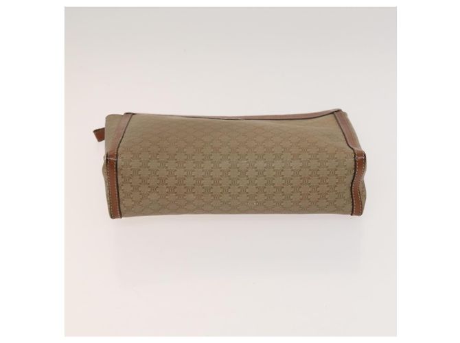 Céline CELINE Macadam Canvas Hand Clutch Bag, PVC-Leder, 5 Sets, Braun Beige, Authentisch ki5555 - Ansicht 21