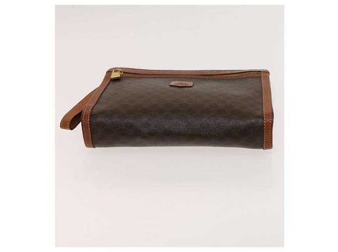 Céline CELINE Macadam Canvas Hand Clutch Bag, PVC-Leder, 5 Sets, Braun Beige, Authentisch ki5555 - Ansicht 26