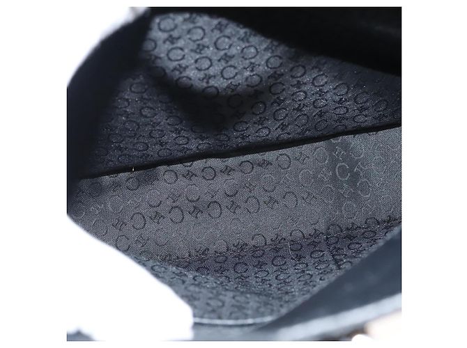 Céline Celine C Macadam Canvas Handtasche Schwarz Silber Authentisch bs24420 - Ansicht 20