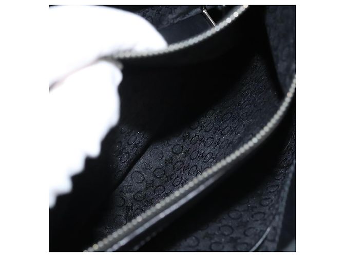 Céline Celine C Macadam Canvas Handtasche Schwarz Silber Authentisch bs24420 - Ansicht 24