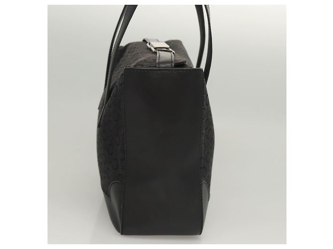 Céline Celine C Macadam Canvas Handtasche Schwarz Silber Authentisch bs24420 - Ansicht 3