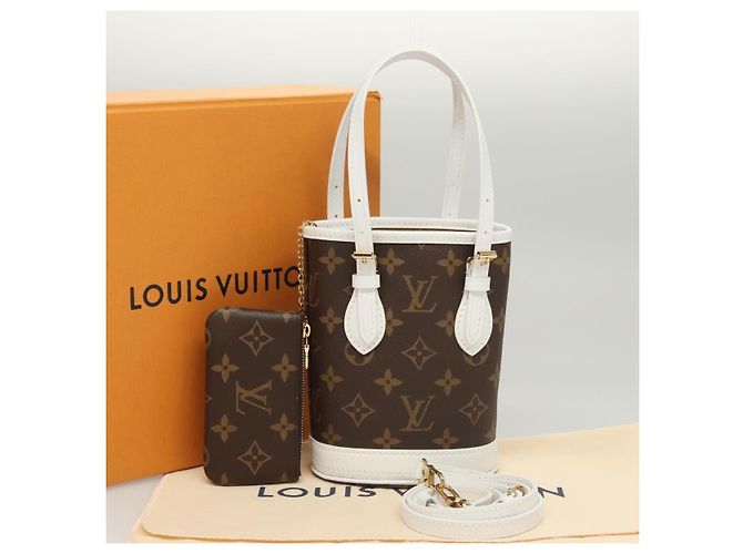 LOUIS VUITTON Borsa a Spalla Nano Bucket Monogram M81489 LV Auth 117144SM Monogramma - vista 12