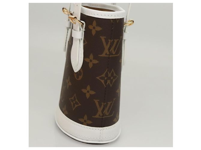 LOUIS VUITTON Borsa a Spalla Nano Bucket Monogram M81489 LV Auth 117144SM Monogramma - vista 4