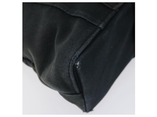 Troca Hermès HERMES Borsa Tote Orizzontale MM Canvas Nera Auth bs24178 Nero - vista 11