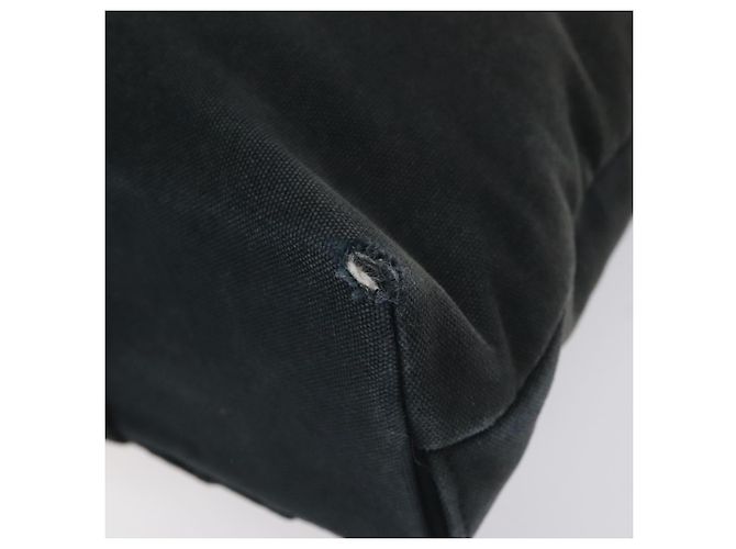 Troca Hermès HERMES Borsa Tote Orizzontale MM Canvas Nera Auth bs24178 Nero - vista 12