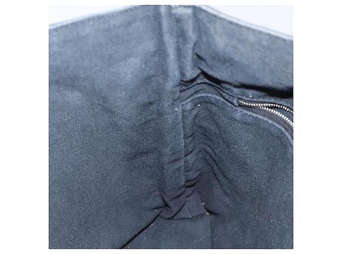 Troca Hermès HERMES Borsa Tote Orizzontale MM Canvas Nera Auth bs24178 Nero - vista 17