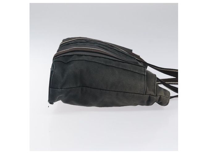 Troca Hermès HERMES Borsa Tote Orizzontale MM Canvas Nera Auth bs24178 Nero - vista 4