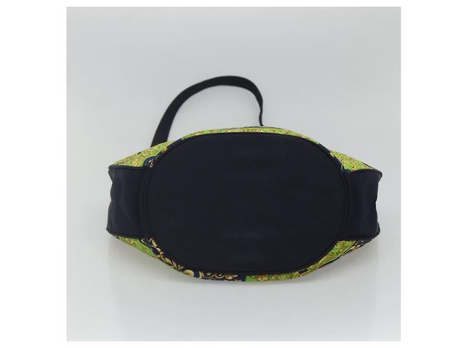 Borsa a Spalla in Tela Verde Auth 118063 VERSACE - vista 5