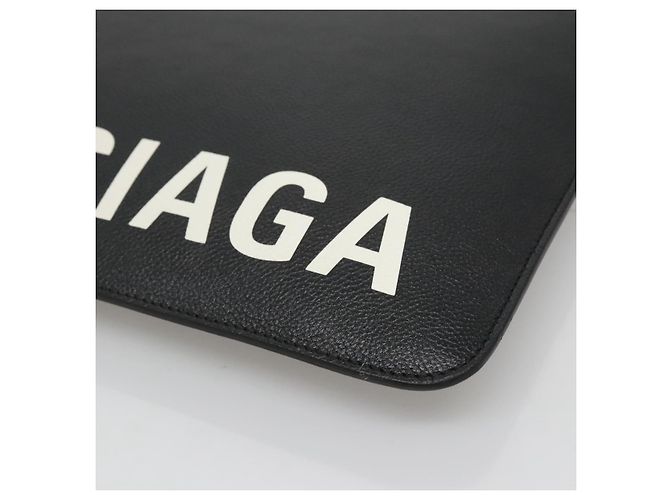Sac à main BALENCIAGA en cuir noir et or 630626 Auth sw281 Doré - vue 14