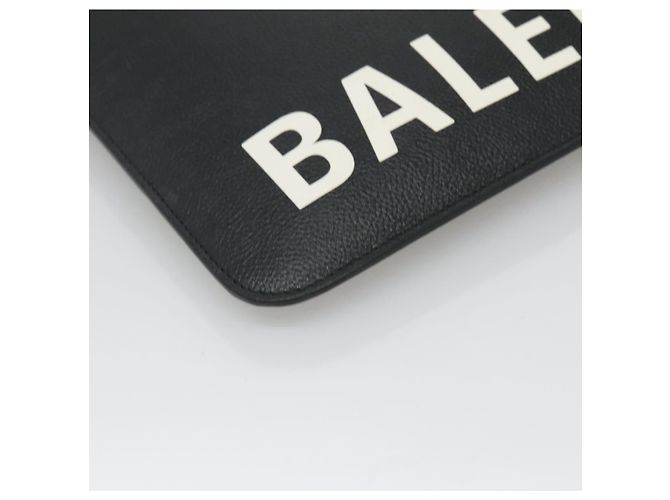 Sac à main BALENCIAGA en cuir noir et or 630626 Auth sw281 Doré - vue 15
