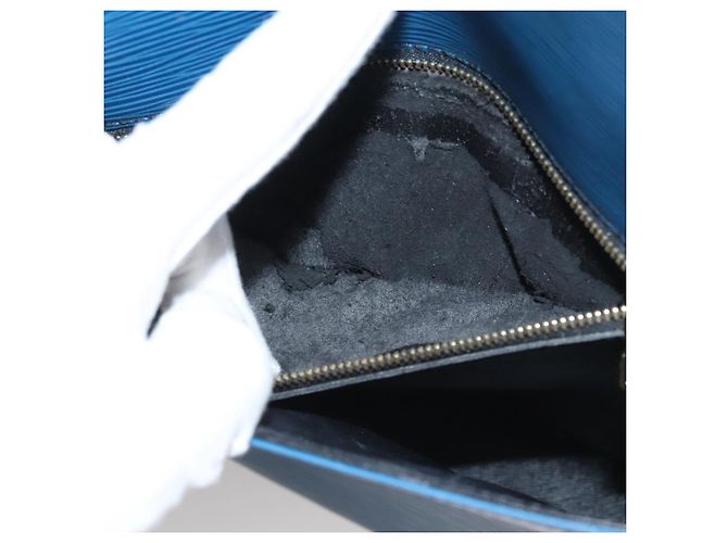 LOUIS VUITTON Borsa a Spalla Epi Saint Cloud GM Blu Toledo M52195 LV Auth 117532 - vista 11