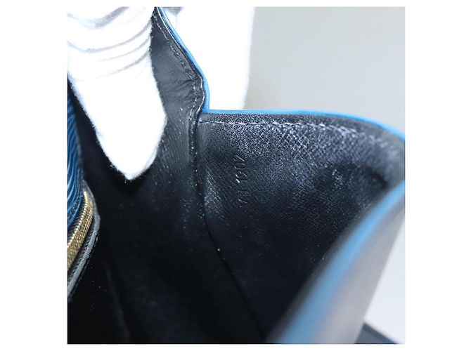 LOUIS VUITTON Borsa a Spalla Epi Saint Cloud GM Blu Toledo M52195 LV Auth 117532 - vista 12