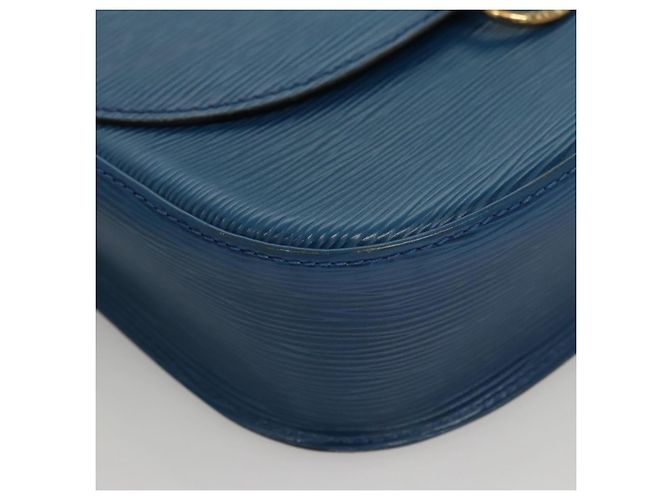 LOUIS VUITTON Borsa a Spalla Epi Saint Cloud GM Blu Toledo M52195 LV Auth 117532 - vista 14