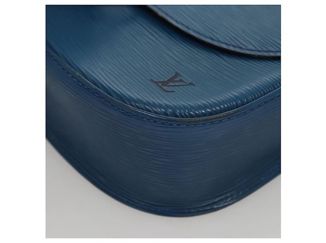 LOUIS VUITTON Borsa a Spalla Epi Saint Cloud GM Blu Toledo M52195 LV Auth 117532 - vista 15