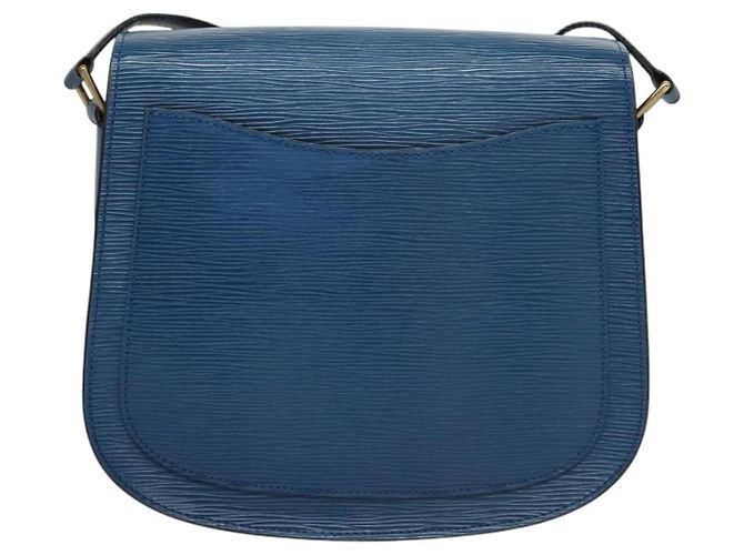 LOUIS VUITTON Borsa a Spalla Epi Saint Cloud GM Blu Toledo M52195 LV Auth 117532 - vista 2