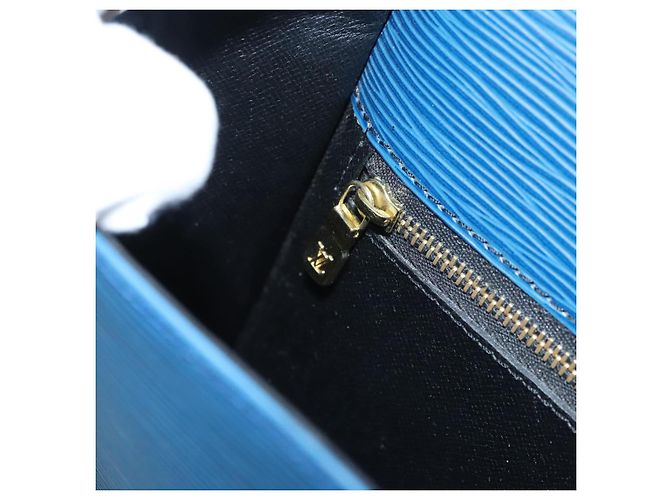 LOUIS VUITTON Borsa a Spalla Epi Saint Cloud GM Blu Toledo M52195 LV Auth 117532 - vista 25