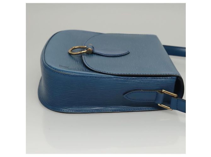 LOUIS VUITTON Borsa a Spalla Epi Saint Cloud GM Blu Toledo M52195 LV Auth 117532 - vista 3