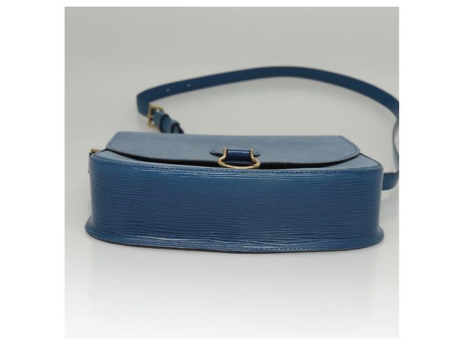 LOUIS VUITTON Borsa a Spalla Epi Saint Cloud GM Blu Toledo M52195 LV Auth 117532 - vista 5