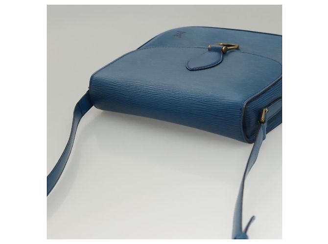 LOUIS VUITTON Borsa a Spalla Epi Saint Cloud GM Blu Toledo M52195 LV Auth 117532 - vista 6