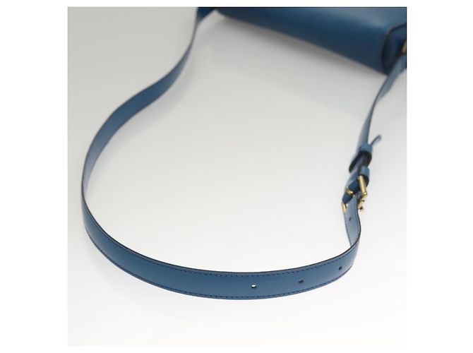 LOUIS VUITTON Borsa a Spalla Epi Saint Cloud GM Blu Toledo M52195 LV Auth 117532 - vista 7