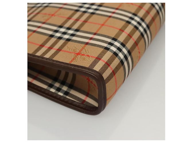 Autre Marque Burberrys Nova Check Accessoire Tasche aus Canvas Beige Auth yk17888 - Ansicht 15