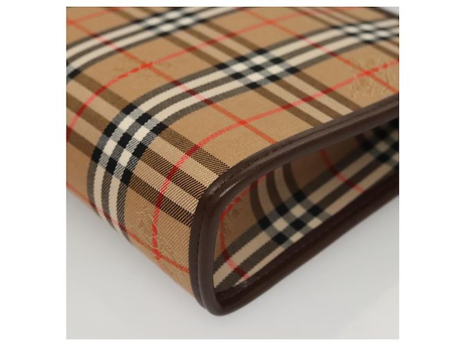 Autre Marque Burberrys Nova Check Accessoire Tasche aus Canvas Beige Auth yk17888 - Ansicht 16