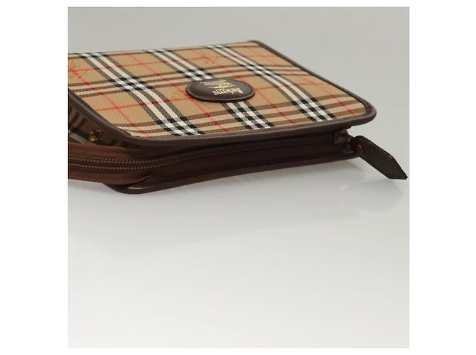 Autre Marque Burberrys Nova Check Accessoire Tasche aus Canvas Beige Auth yk17888 - Ansicht 5