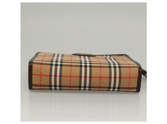 Autre Marque Burberrys Nova Check Accessoire Tasche aus Canvas Beige Auth yk17888 - Ansicht 6