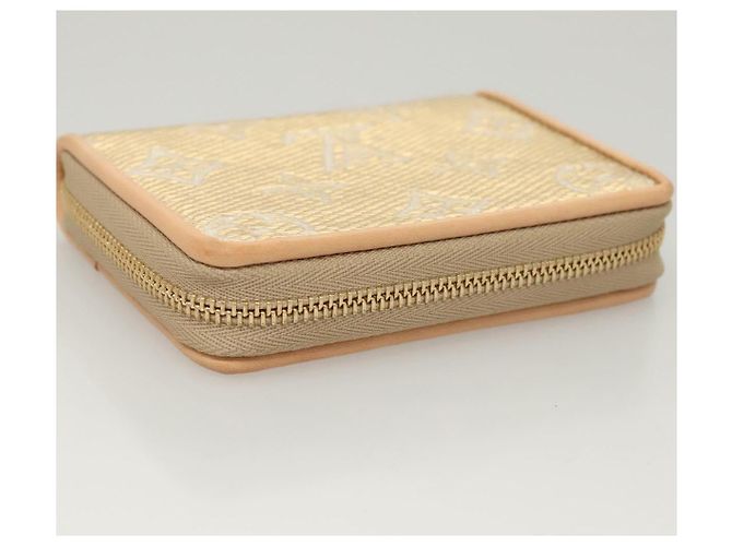 Monedero Zippy de jacquard laminado Monogram LOUIS VUITTON M82483 Auth 116266SM Dorado - vista 5