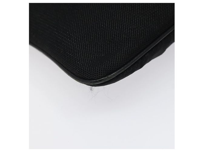 Borsa a spalla PRADA in nylon nero argento autentica bs24328 - vista 15