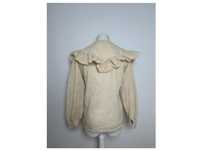Vintage Yves Saint Laurent Wollpullover beige - Ansicht 3