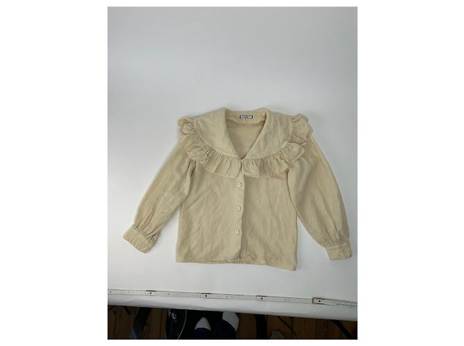 Vintage Yves Saint Laurent Wollpullover beige - Ansicht 4