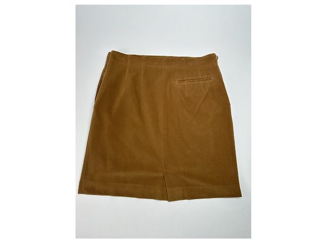 Autre Marque Gonna in lana vintage Celine Paris marrone - vista 10