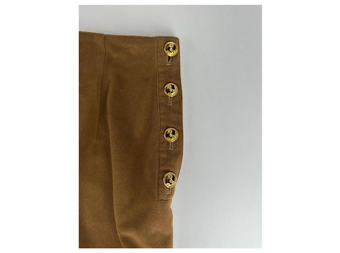Autre Marque Gonna in lana vintage Celine Paris marrone - vista 5